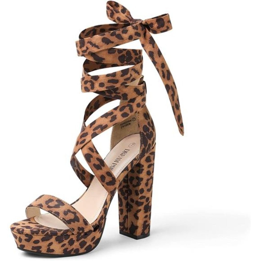Women's Strappy Gladiator Sexy Open Toe Heels Dressy Pumps Sandals